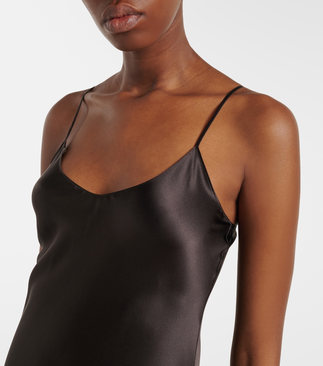 Robe longue Cami en charmeuse de soie | Nili Lotan