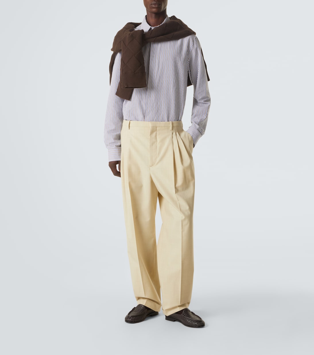 Mocassins Silenzio en cuir Intrecciato | Bottega Veneta