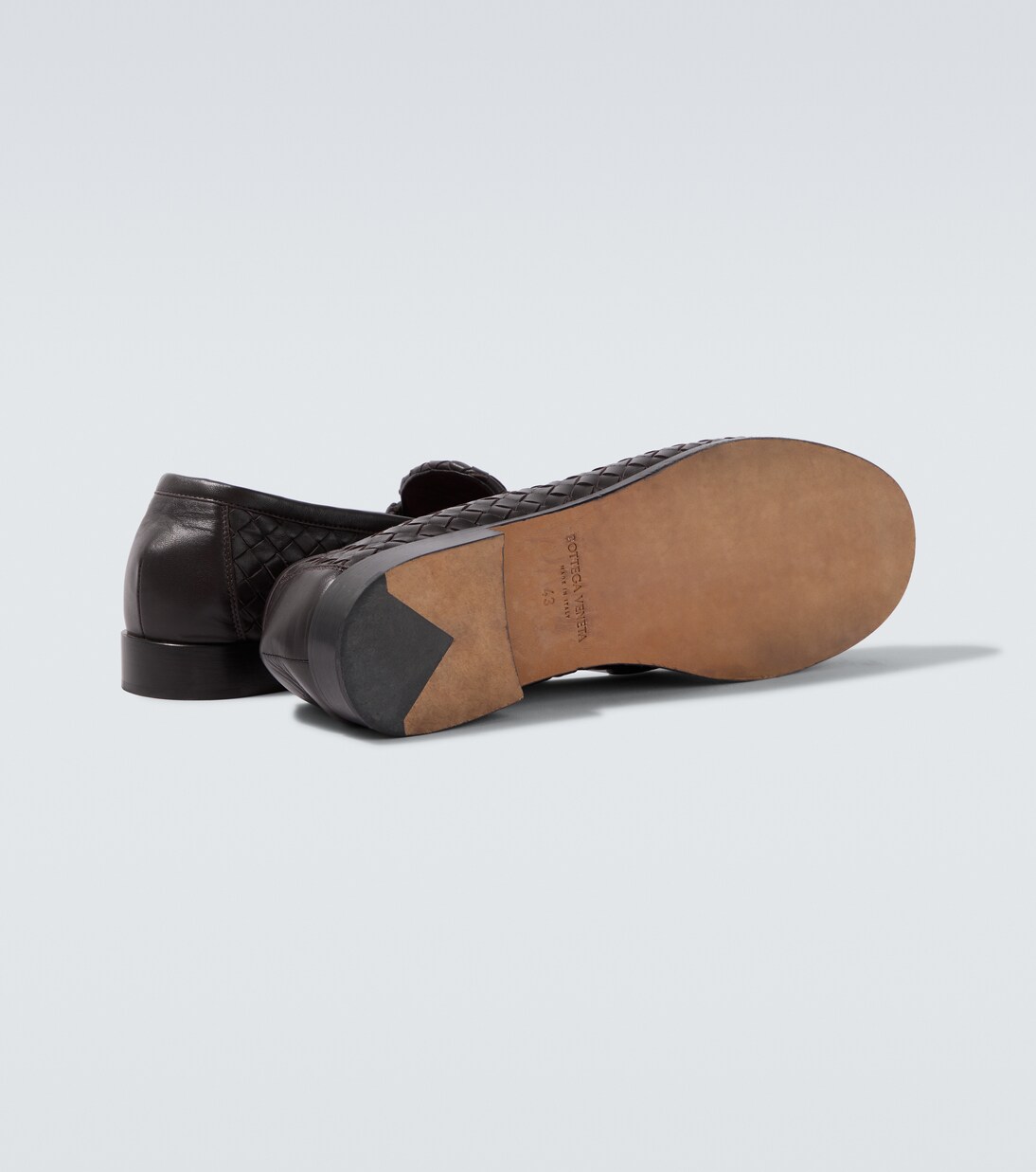 Mocassins Silenzio en cuir Intrecciato | Bottega Veneta