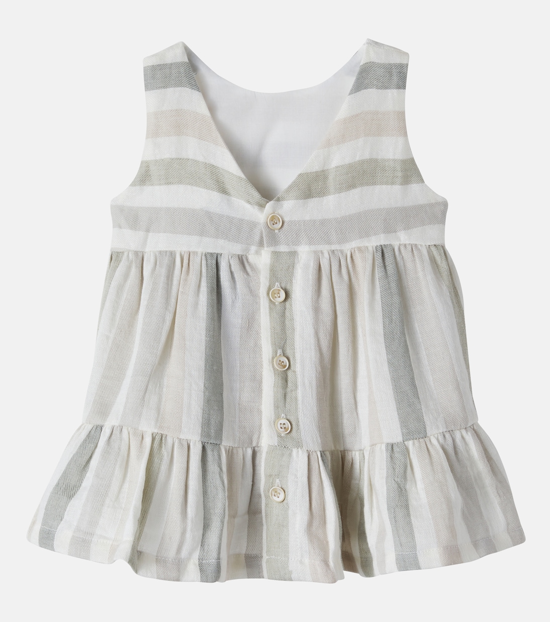 유아 - Calonge 스트라이프 리넨 드레스 | 1 + in the Family