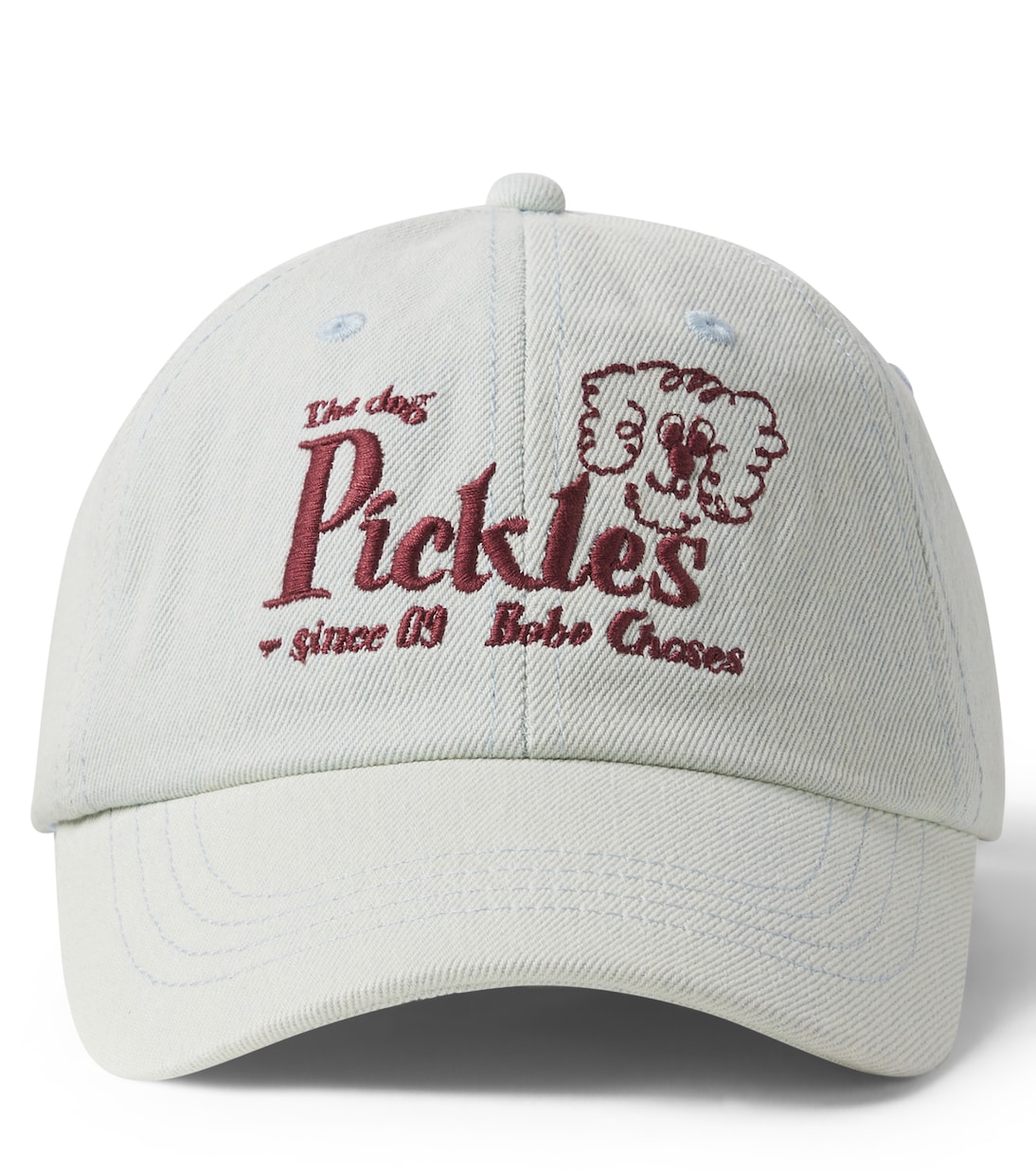 Baseballcap Pickles The Dog aus Denim | Bobo Choses