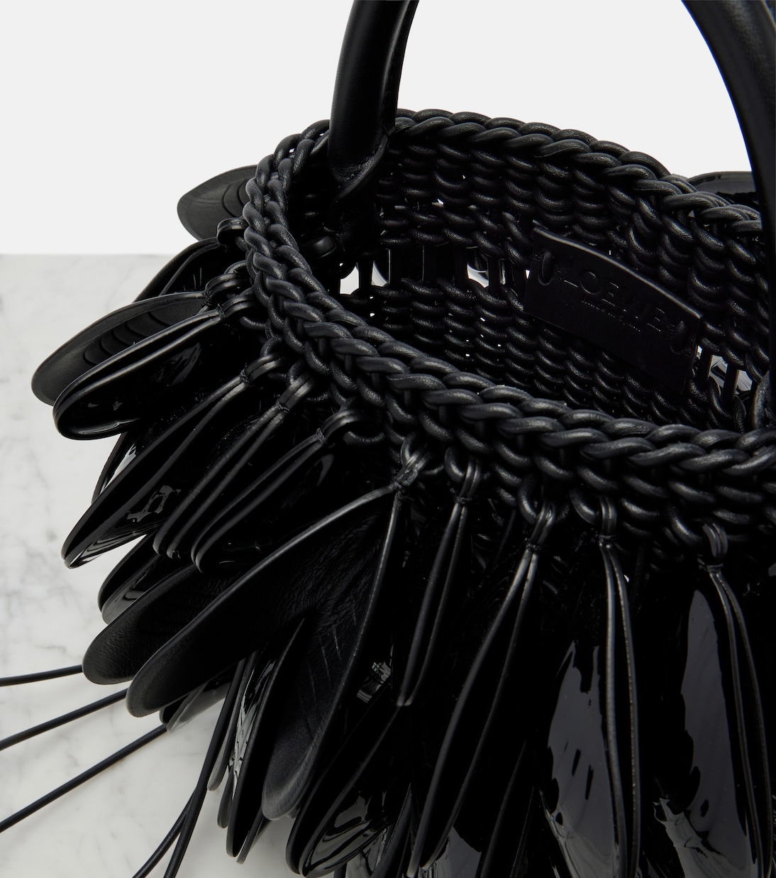 Shell Small leather bucket bag | Loewe