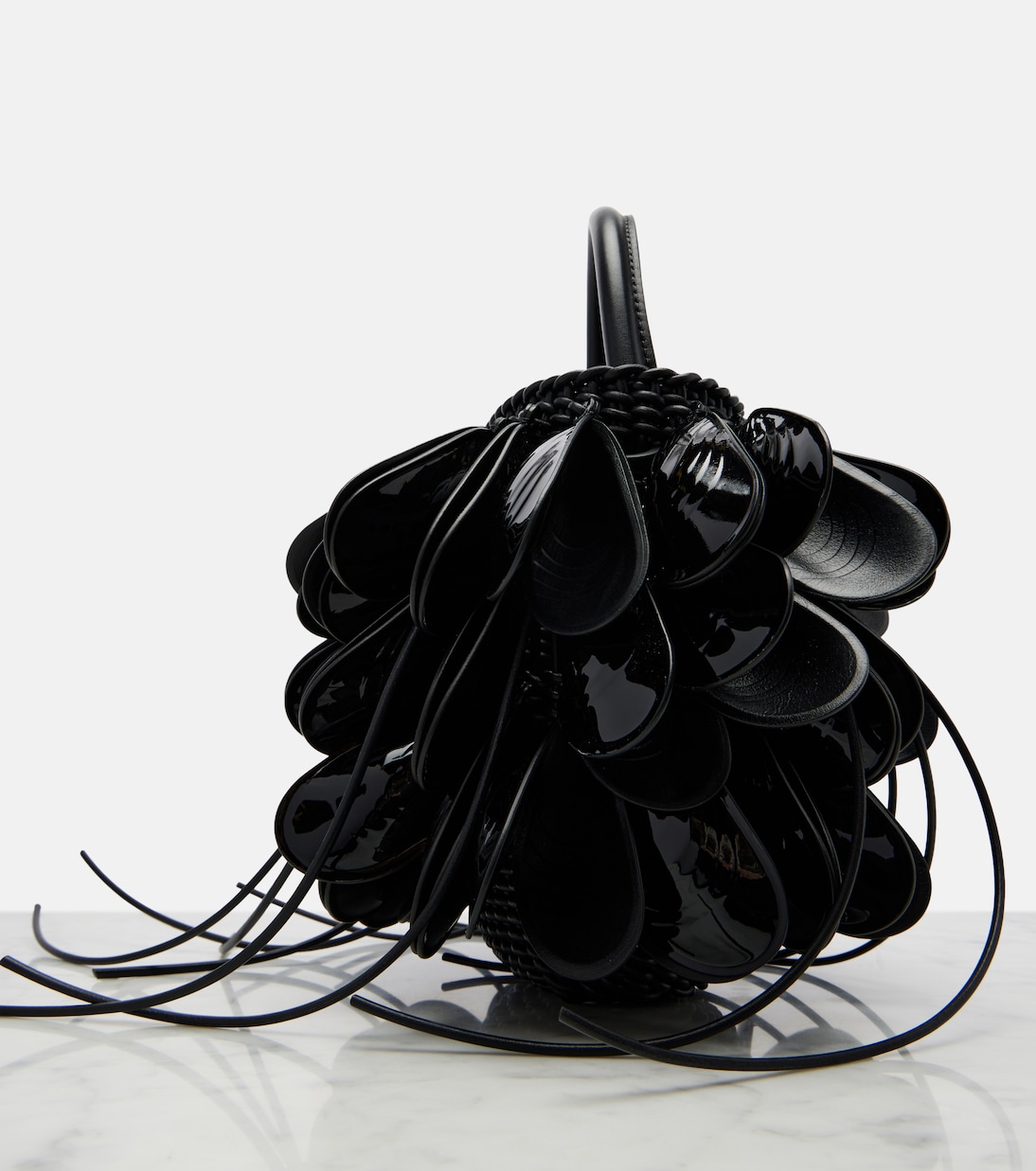 Shell Small leather bucket bag | Loewe