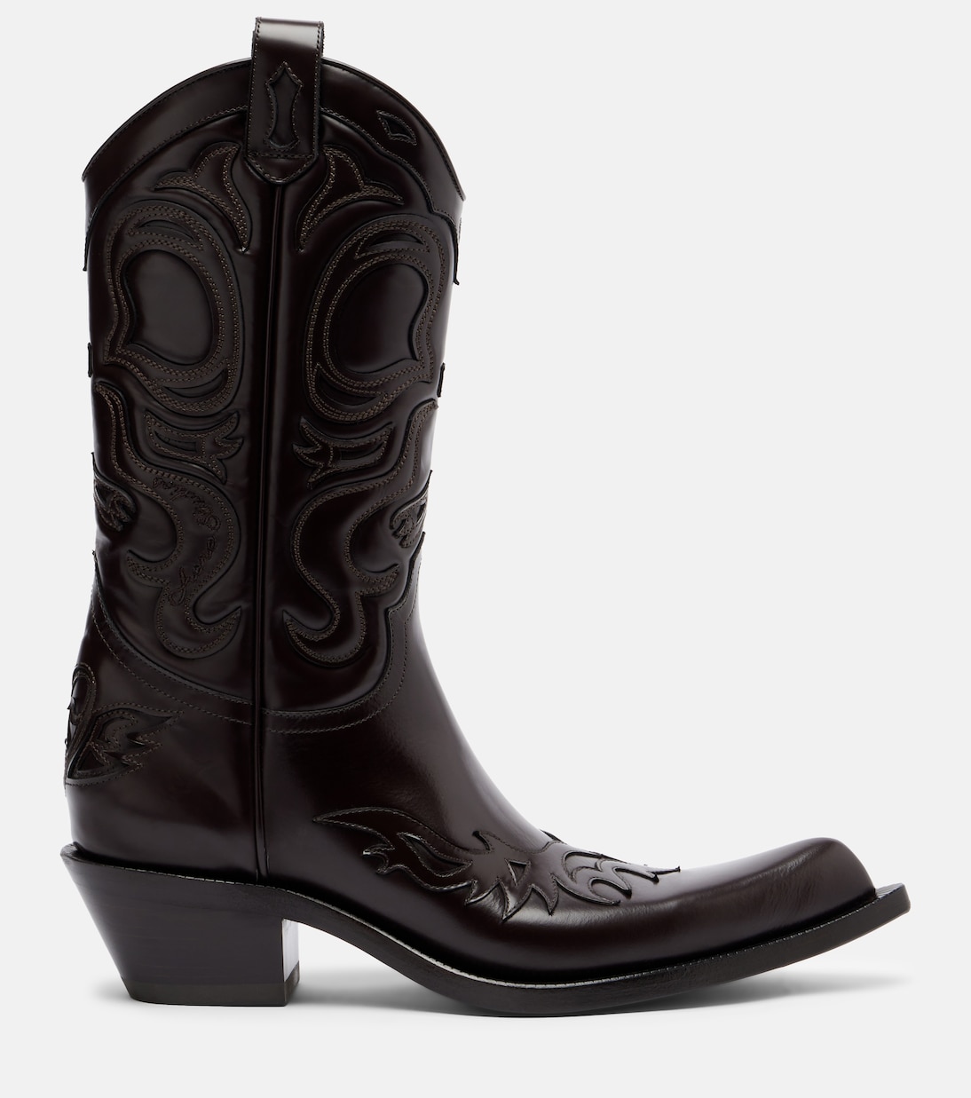 Bouni leather cowboy boots | Acne Studios