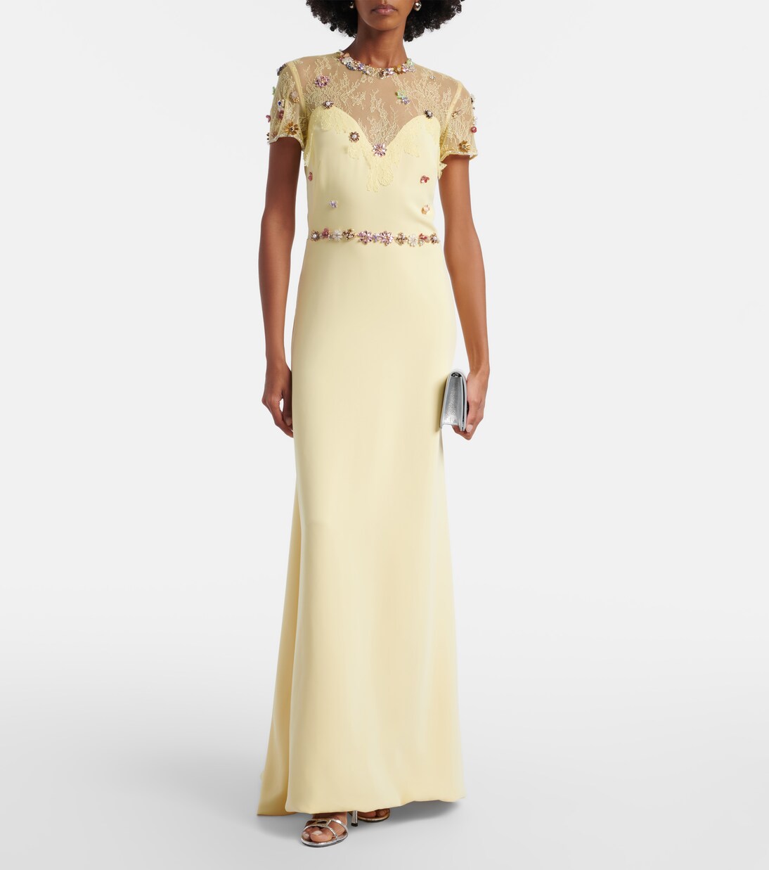 Embellished sequined crêpe gown | Costarellos