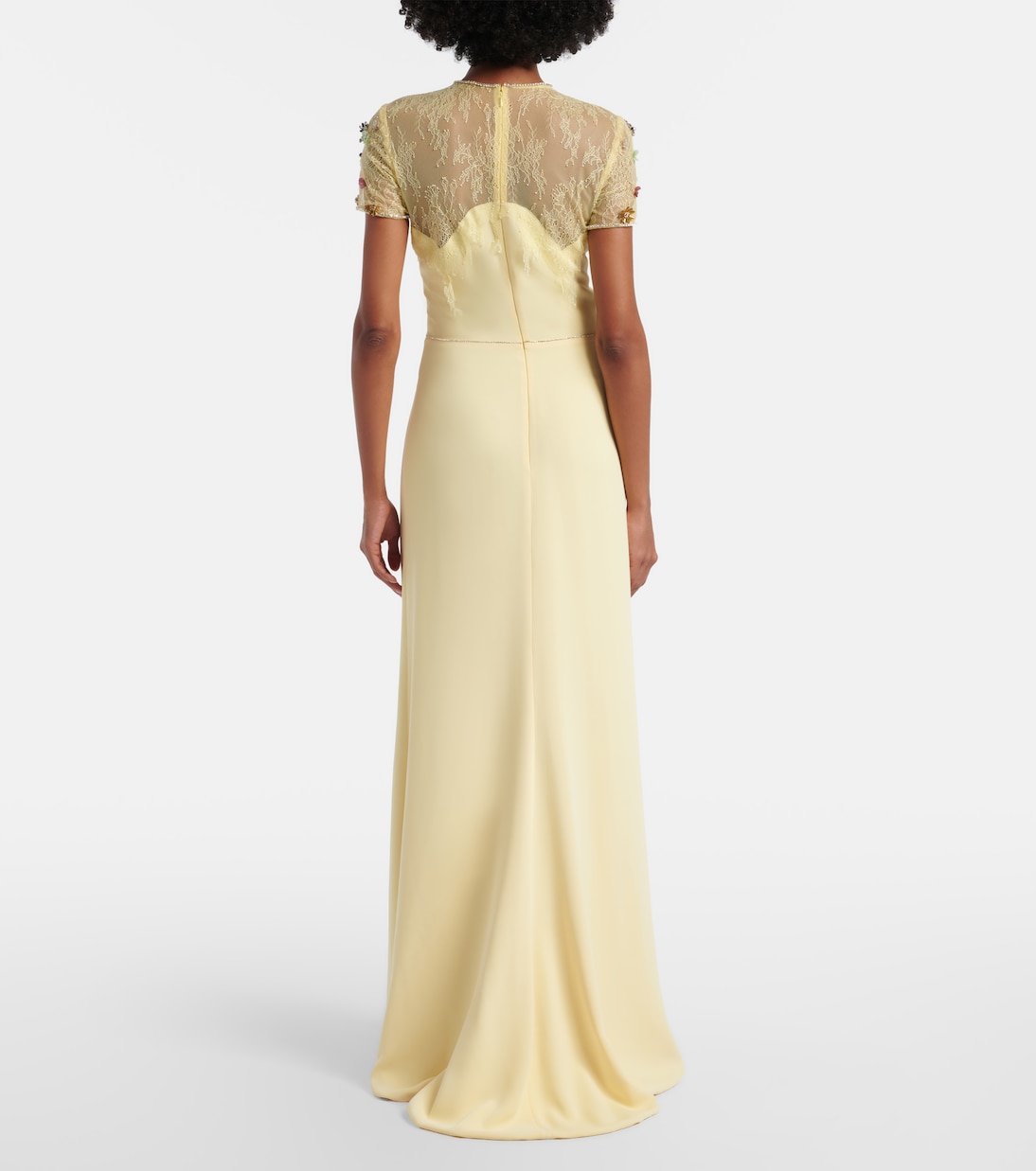 Embellished sequined crêpe gown | Costarellos