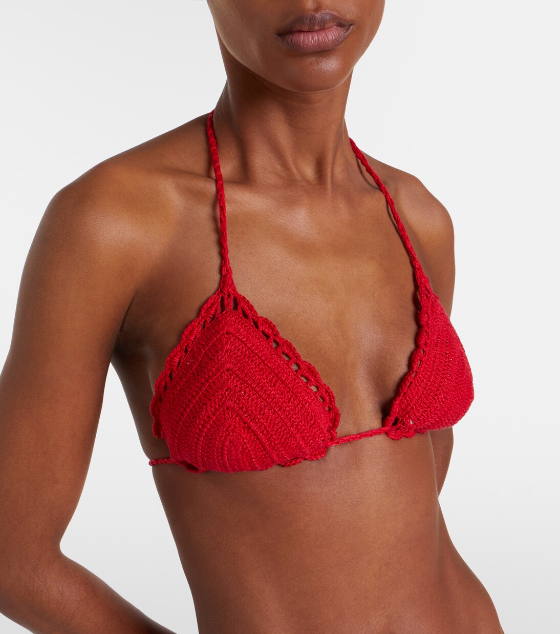 Crochet cotton bikini top | Anna Kosturova