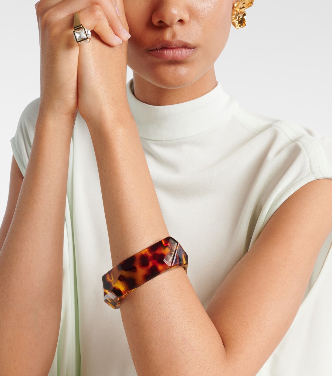 Faceted bangle | Jimmy Choo