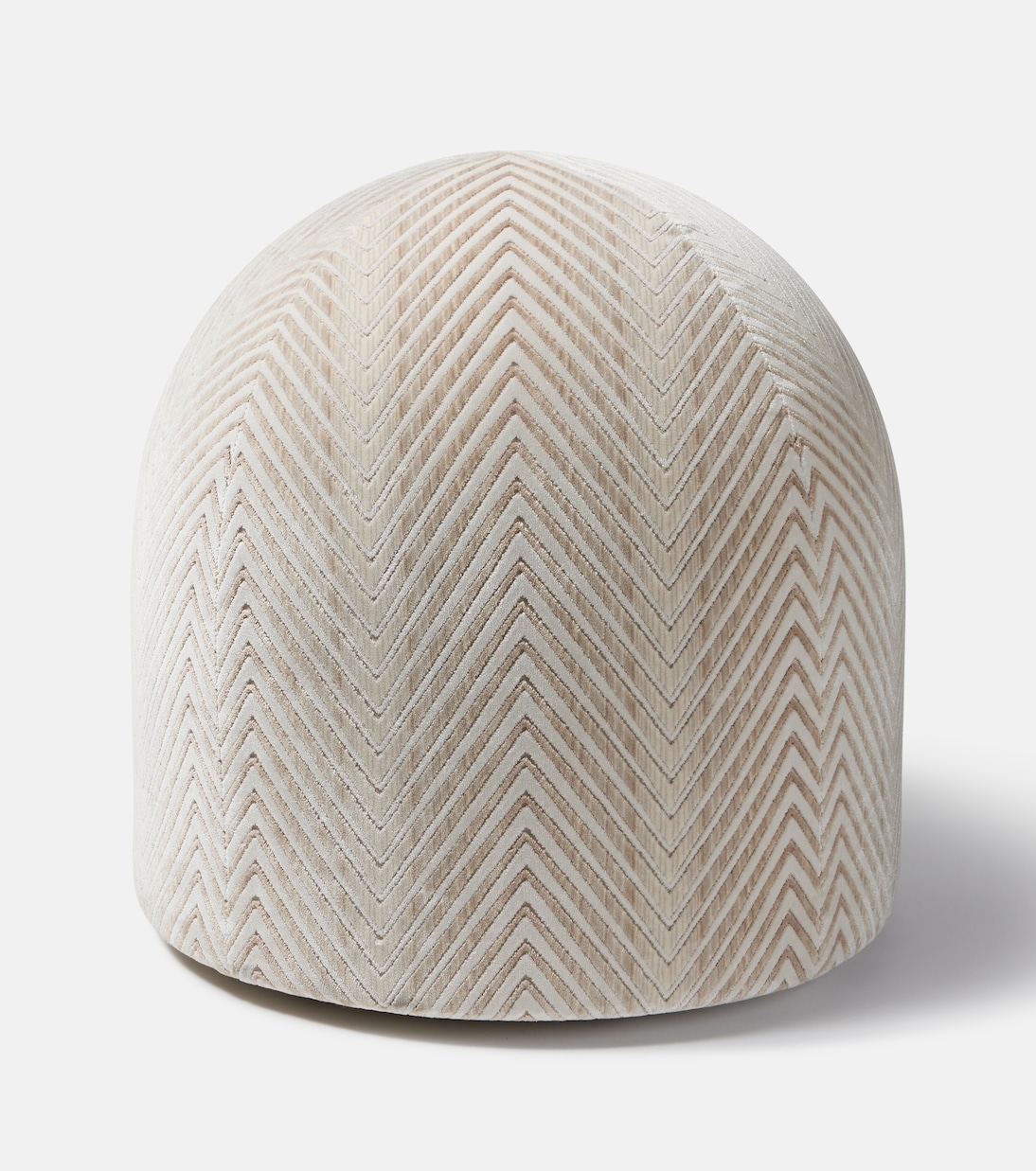 Outdoor-Hocker Ziggy aus Samt | Missoni