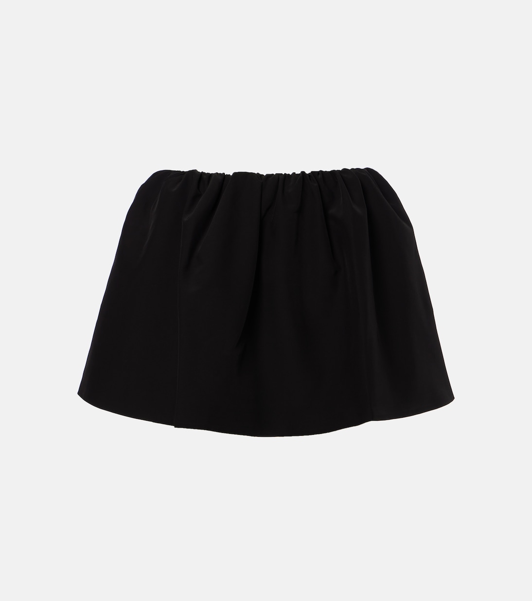 Gathered miniskirt | Wardrobe.NYC