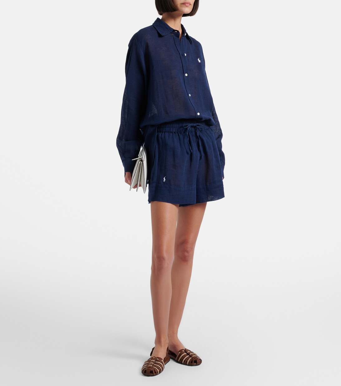 Cotton and linen shorts | Polo Ralph Lauren