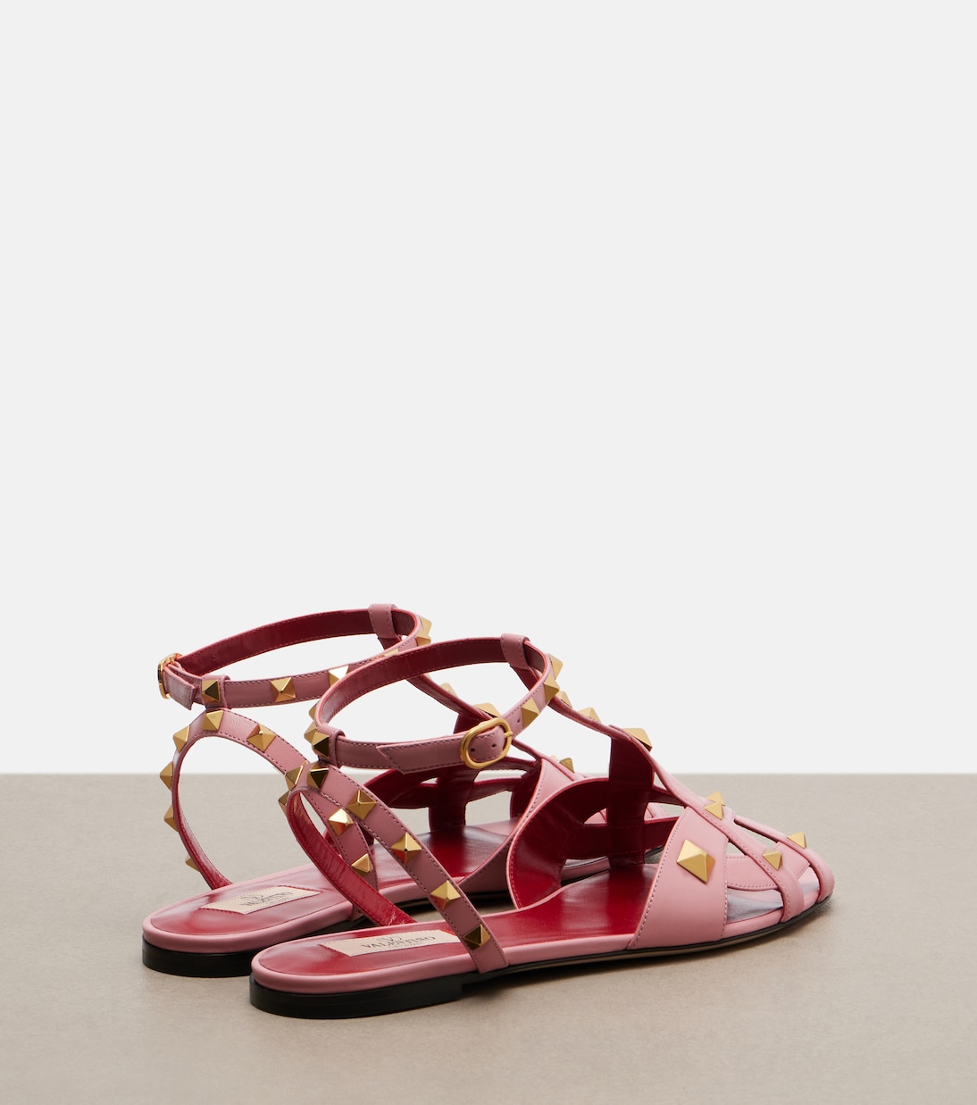 Sandalen Rockstud aus Leder | Valentino Garavani