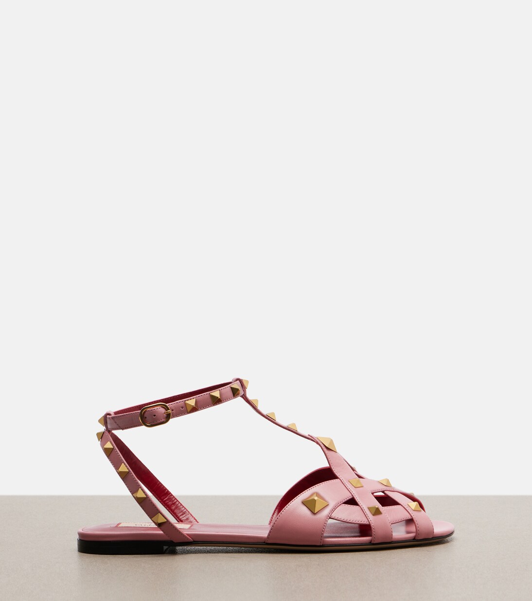 Sandalen Rockstud aus Leder | Valentino Garavani