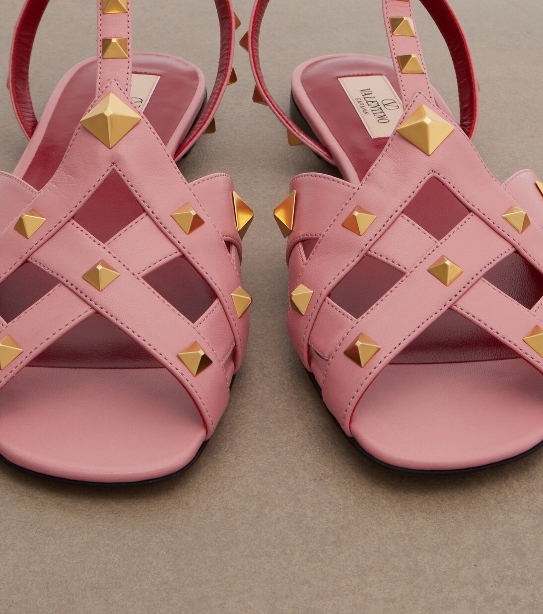 Sandalen Rockstud aus Leder | Valentino Garavani