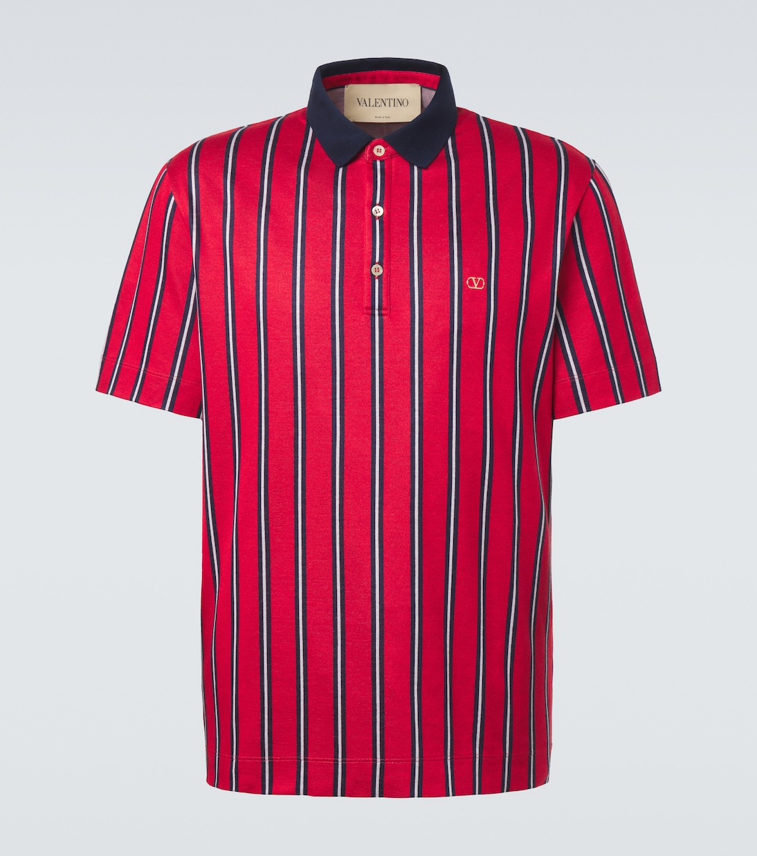 VLogo striped polo shirt | Valentino