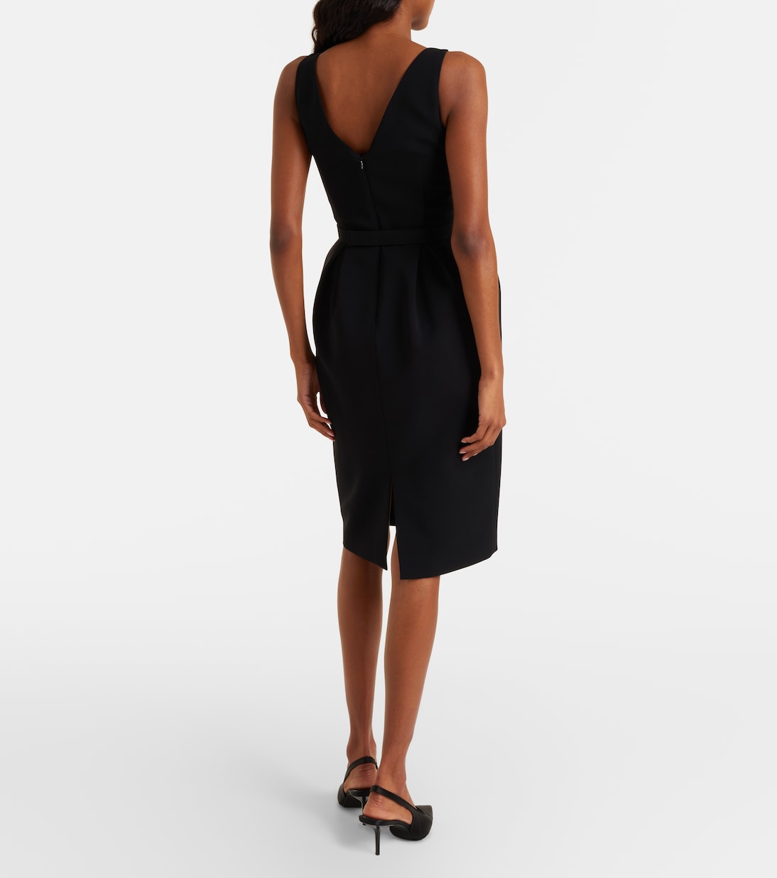 Robe midi en cady | Max Mara