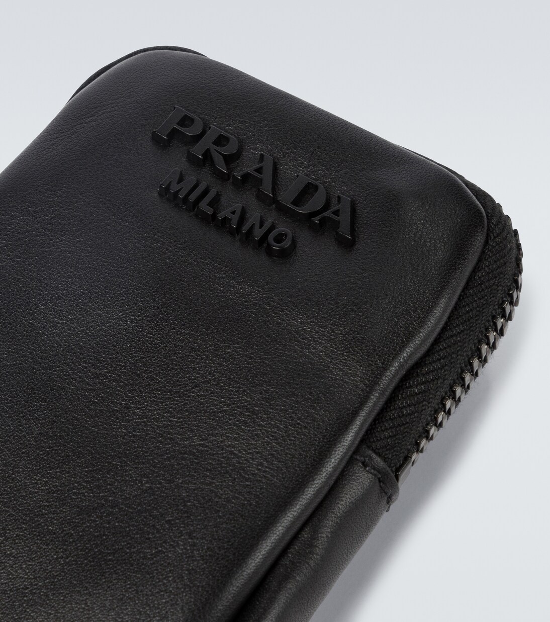 Leather shoulder bag | Prada