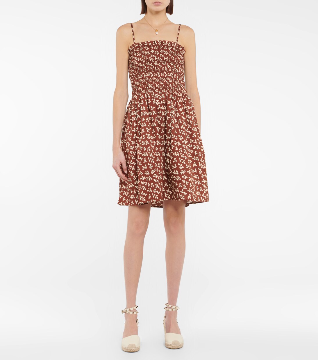 Robe imprimée en coton | Tory Burch