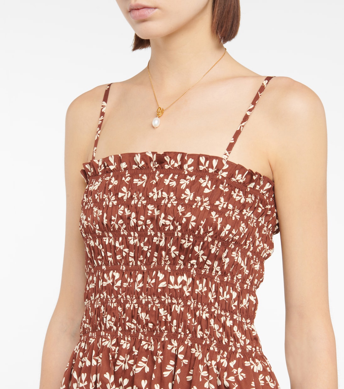 Robe imprimée en coton | Tory Burch