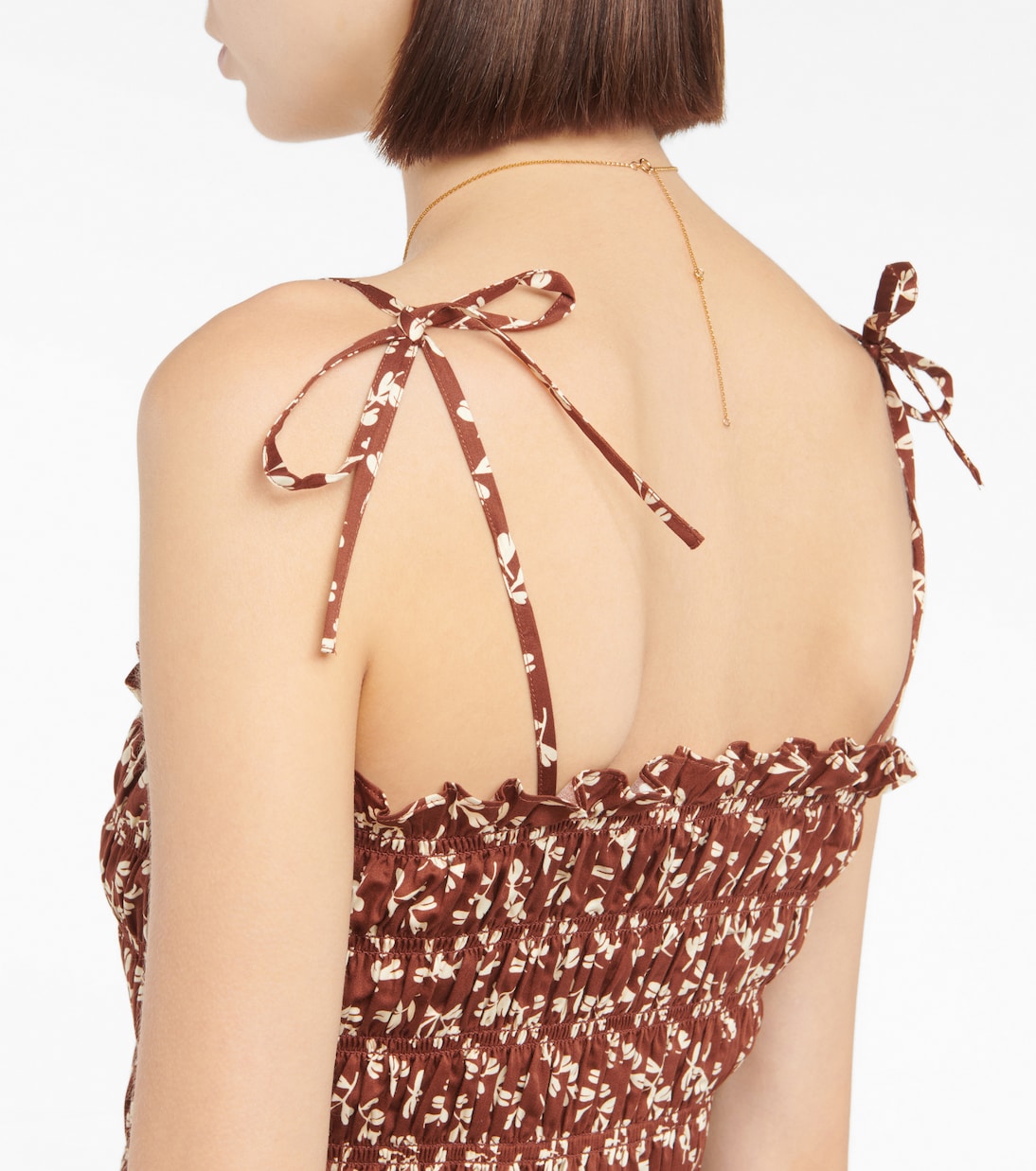 Robe imprimée en coton | Tory Burch