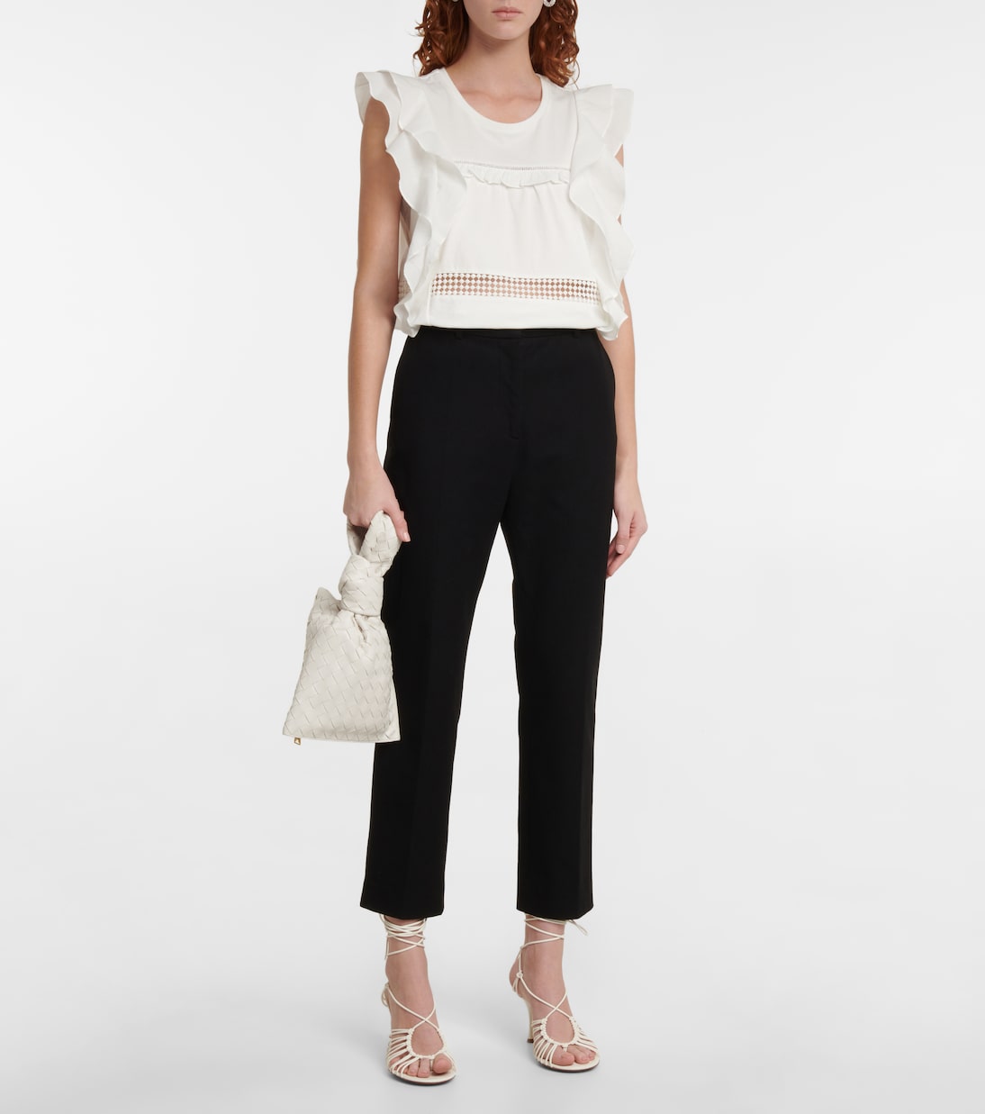 Top Lace Lines aus Baumwolle | Dorothee Schumacher