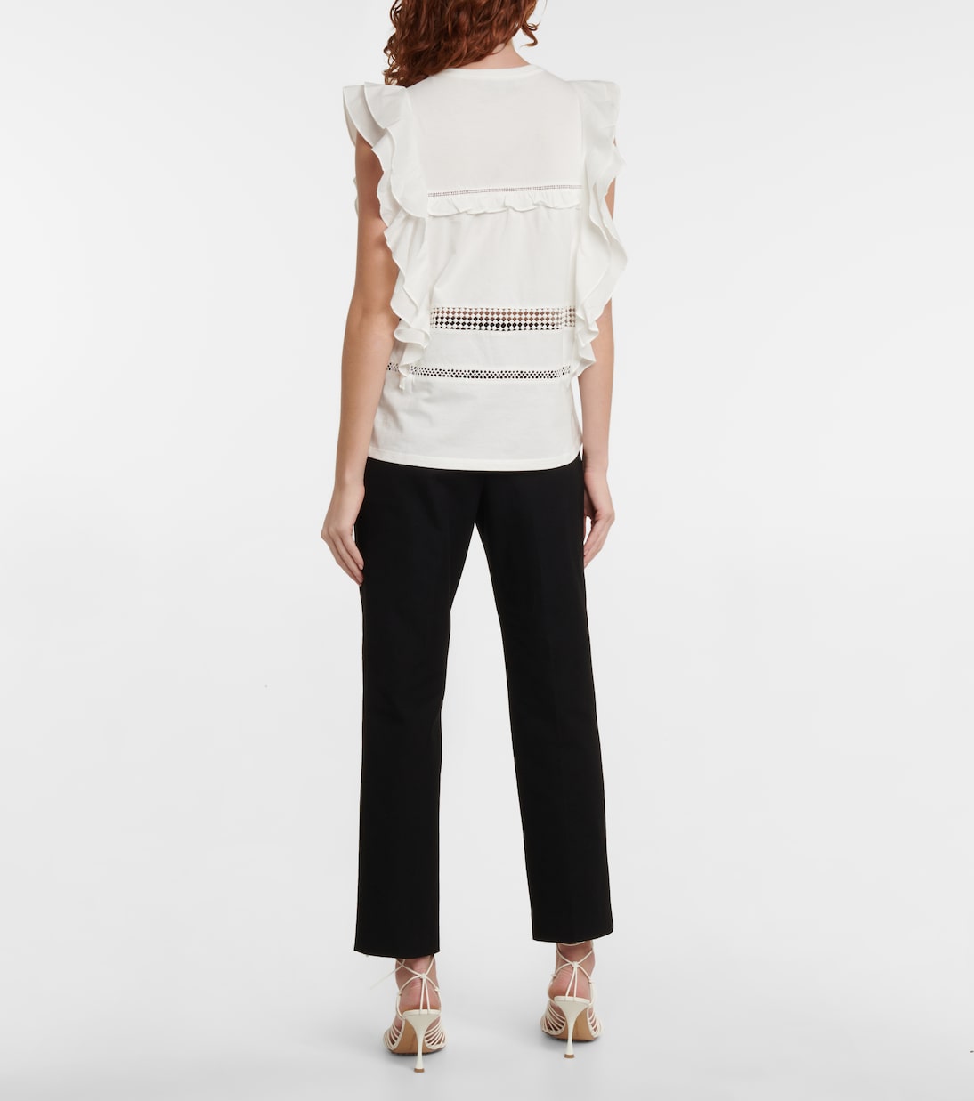 Top Lace Lines aus Baumwolle | Dorothee Schumacher