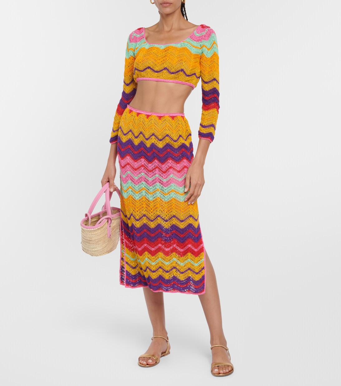 Cropped-Top aus Häkelstrick | Anna Kosturova