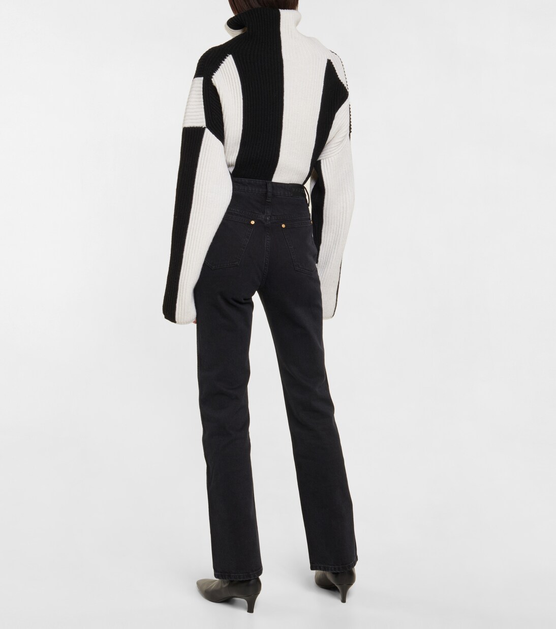 Fulham high-rise straight jeans | Joseph