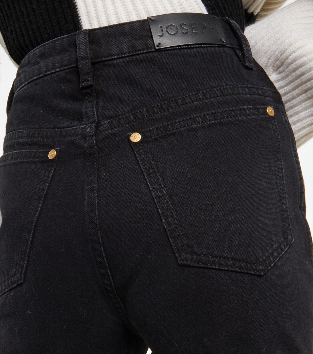 Fulham high-rise straight jeans | Joseph