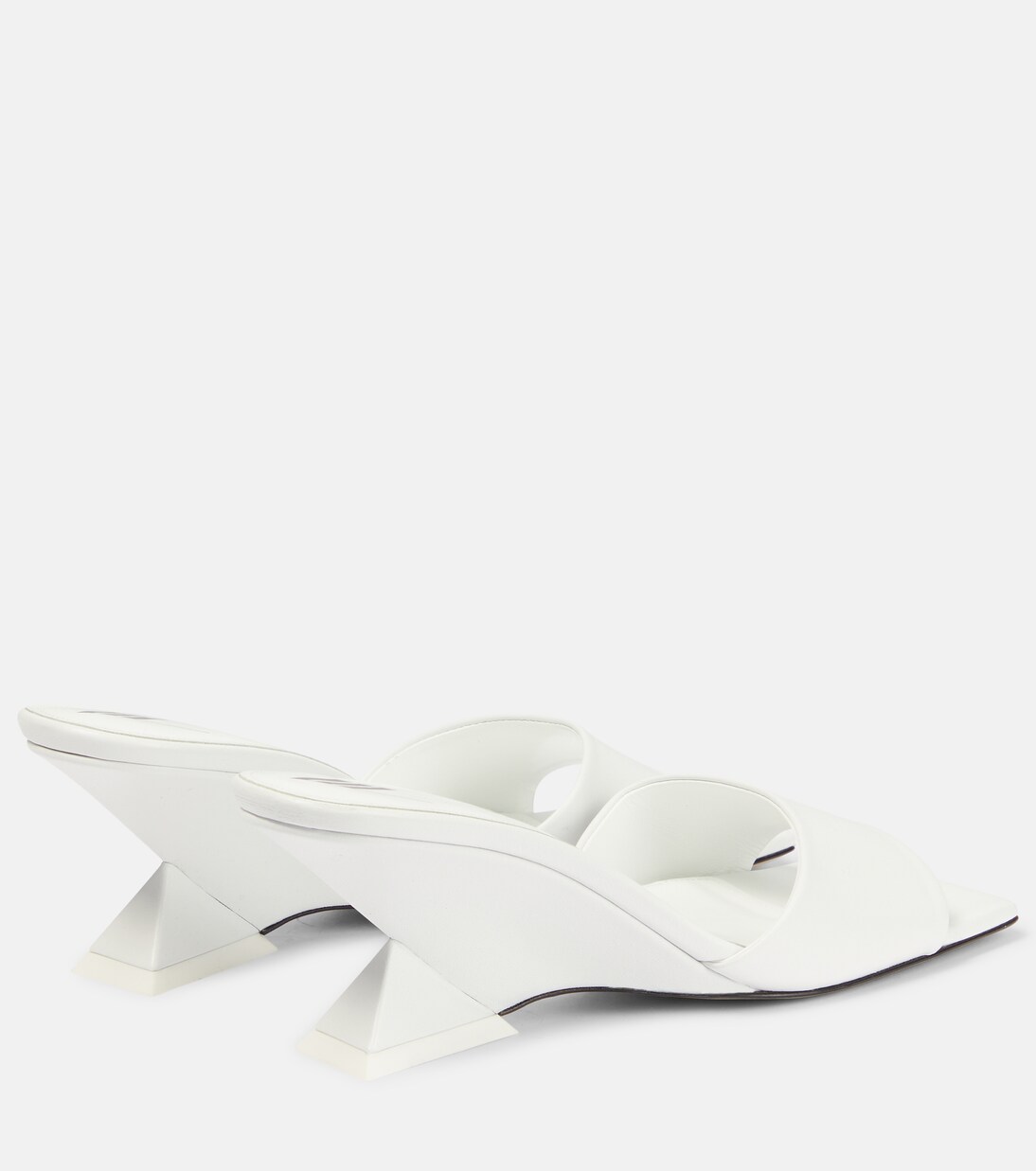 Pantoletten Cheope aus Leder | The Attico