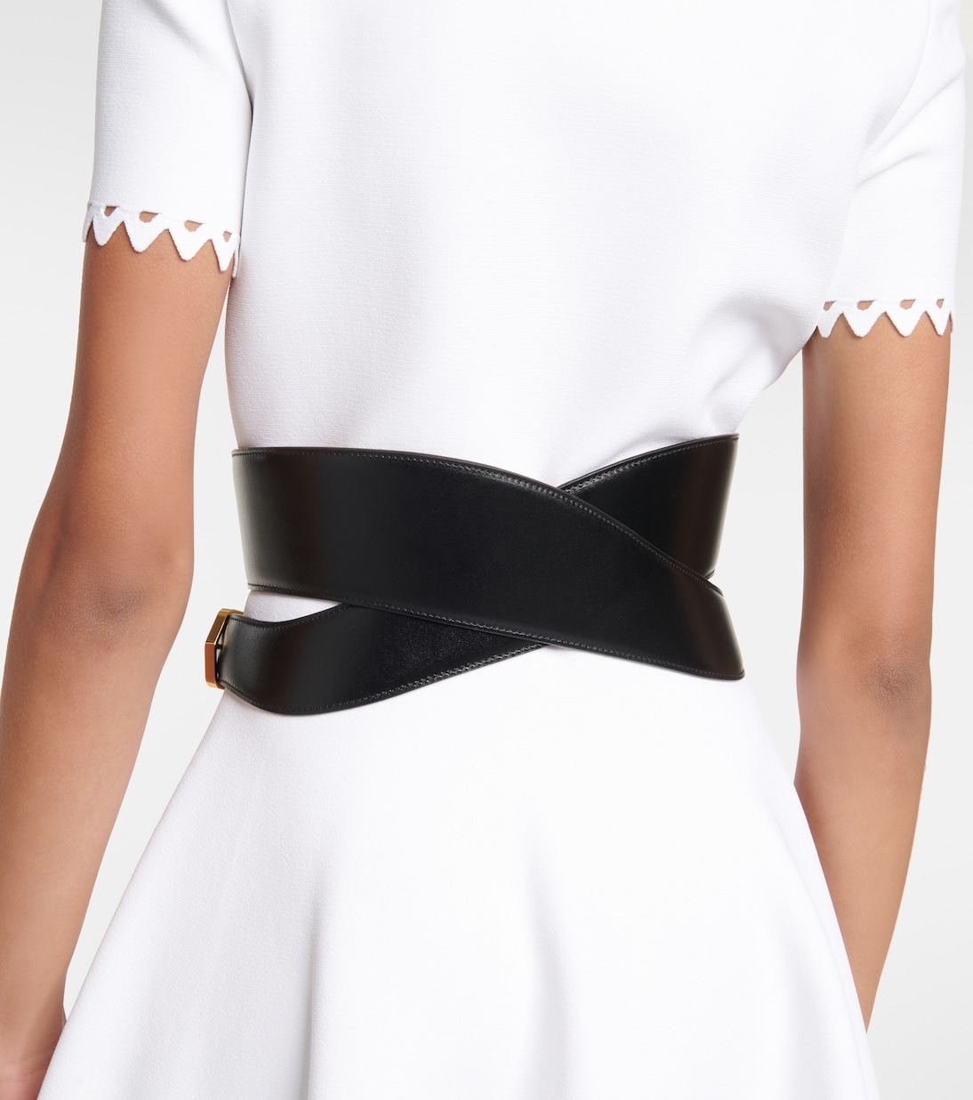 Cintura in pelle con cut-out | Alaïa