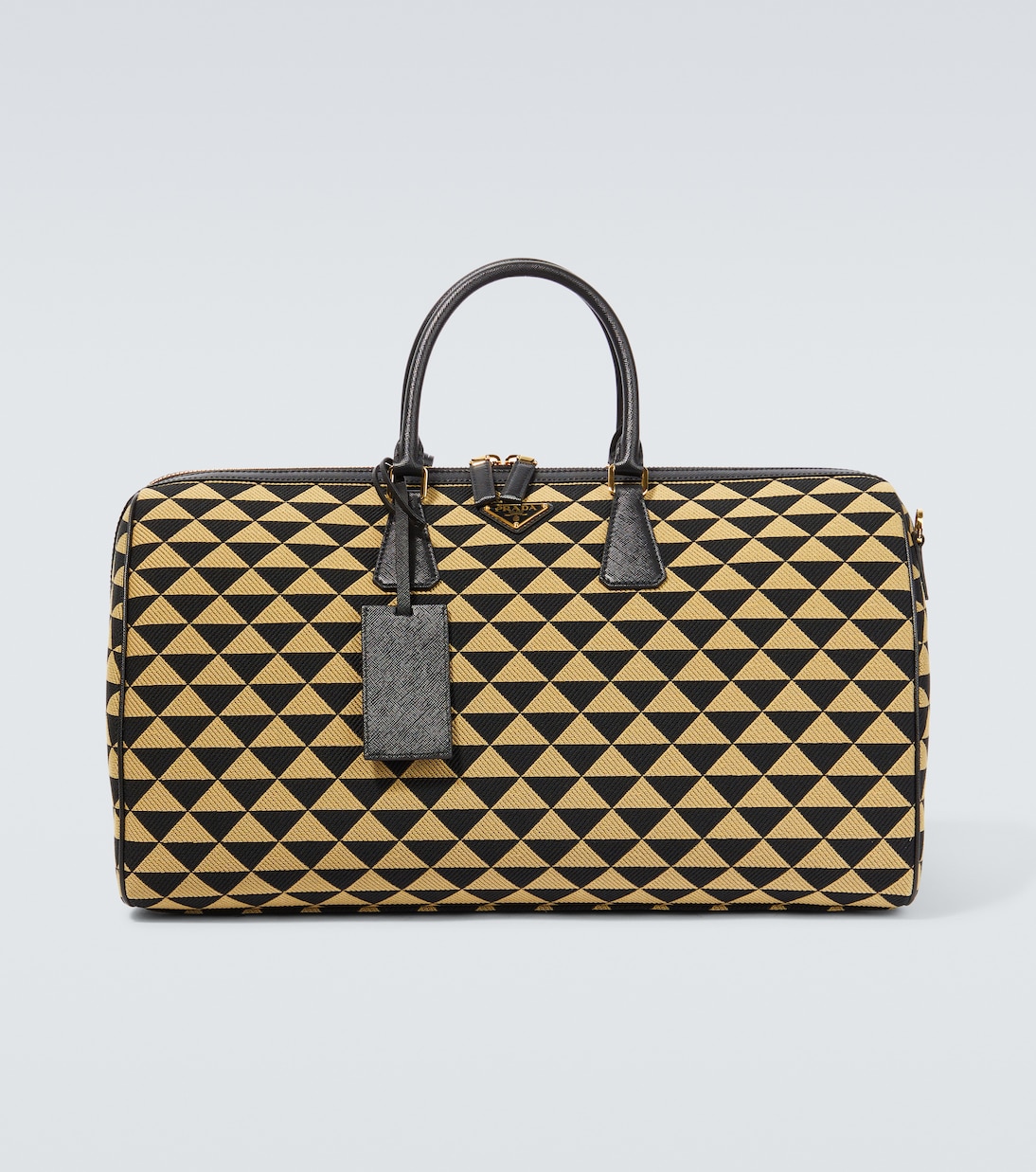 Symbole Large jacquard travel bag | Prada