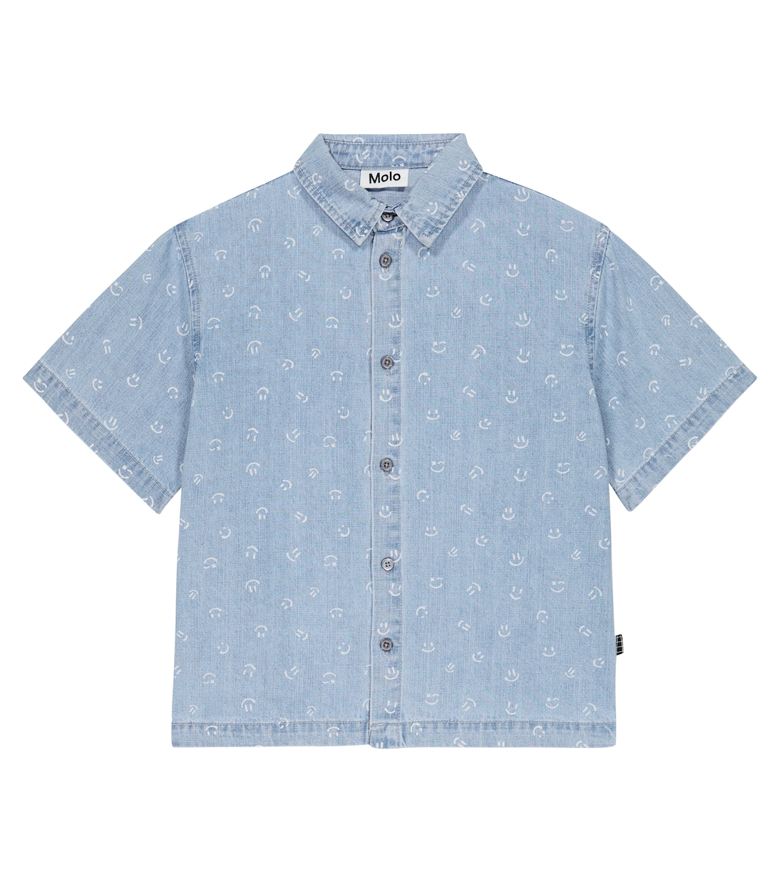 Bedrucktes Hemd aus Denim | Molo