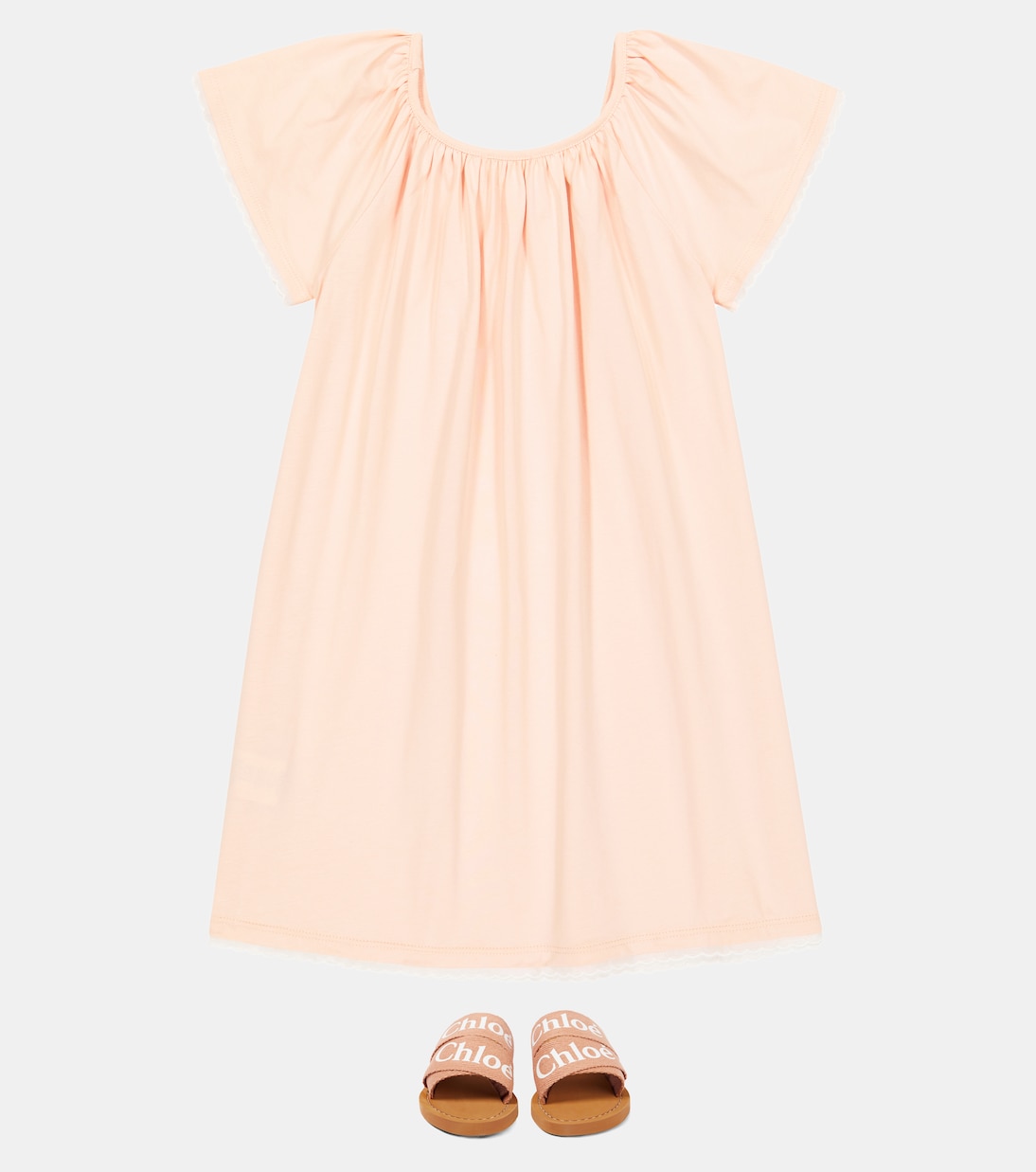 Cotton pajama dress | Chloé Kids