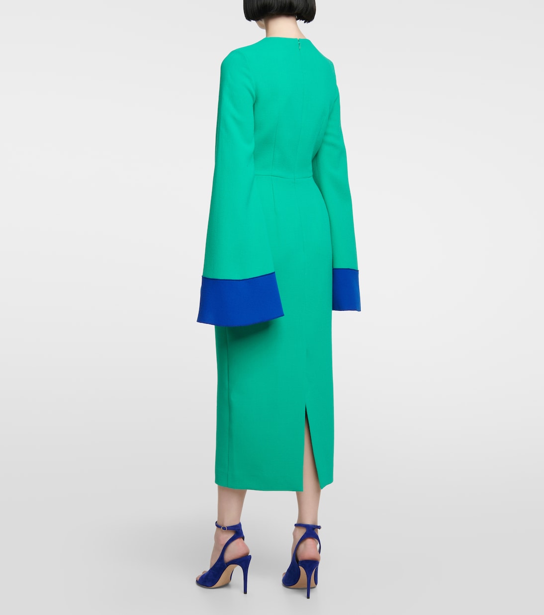 Robe midi en laine | Roksanda