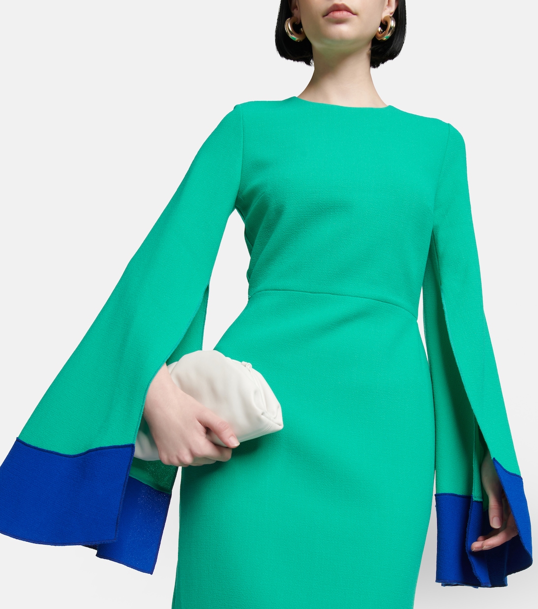 Robe midi en laine | Roksanda