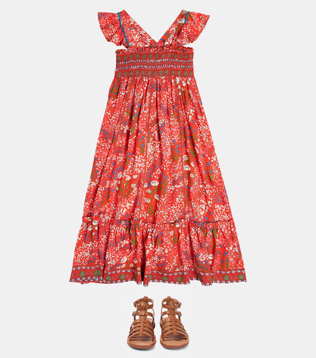 Cindy floral dress | Poupette St Barth Kids