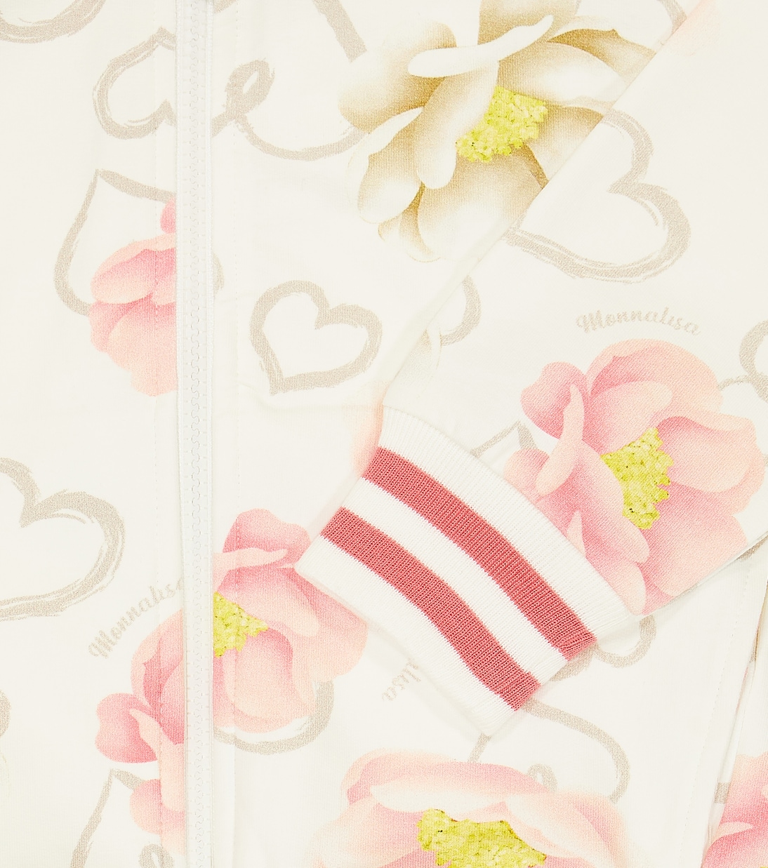 Sweat-shirt à capuche imprimé en coton | Monnalisa