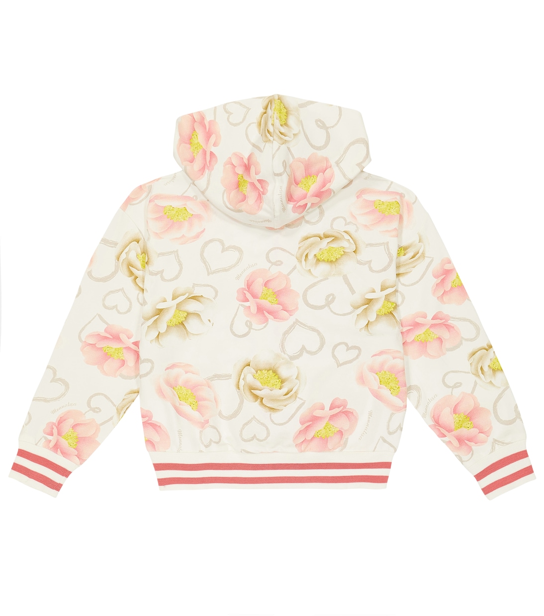 Sweat-shirt à capuche imprimé en coton | Monnalisa