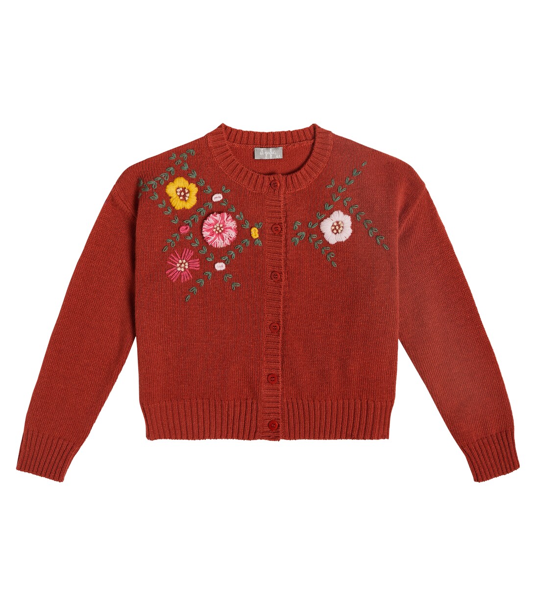 Bestickter Cardigan aus Wolle | Il Gufo