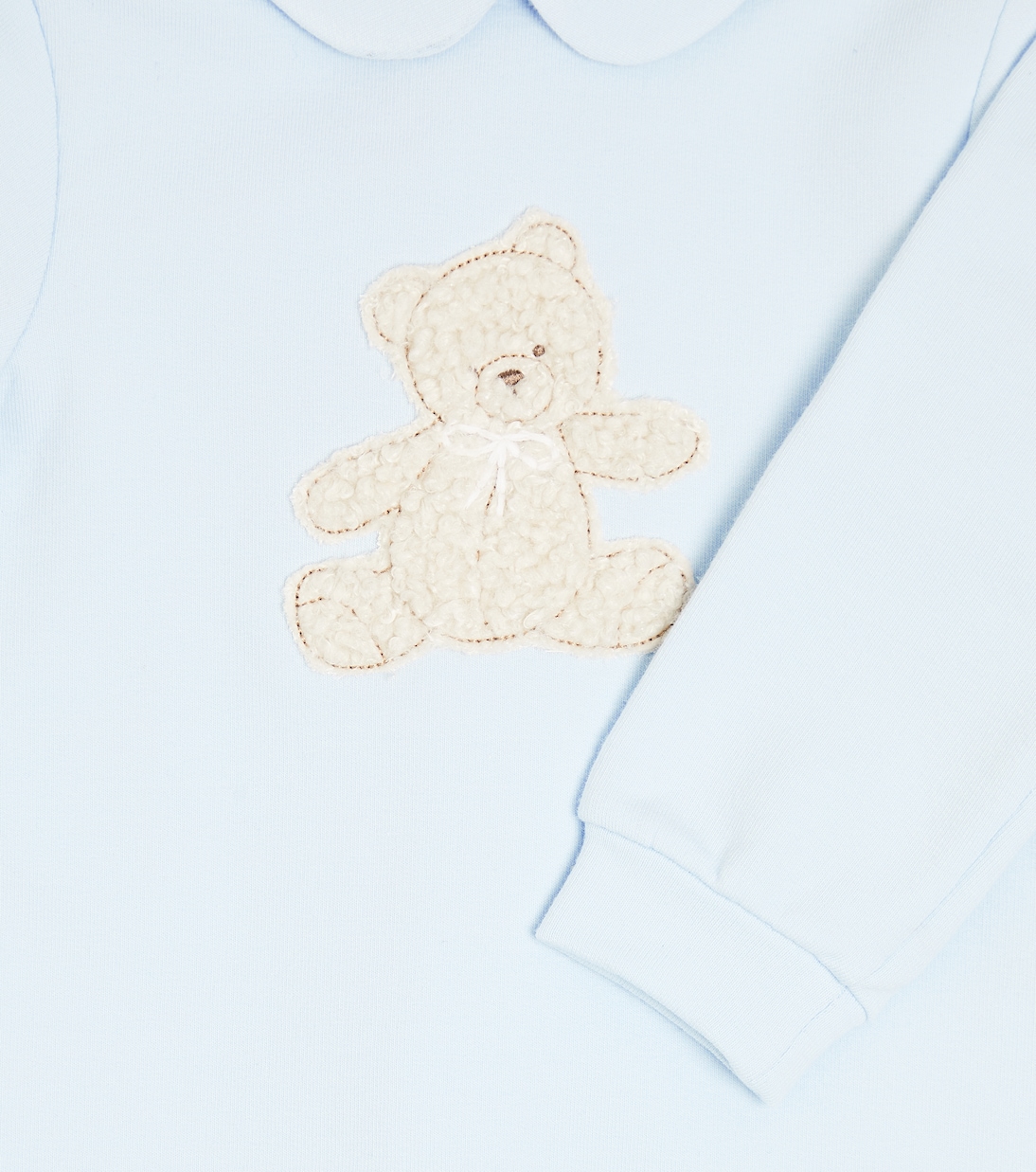 Baby patch-appliqué cotton onesie | Il Gufo