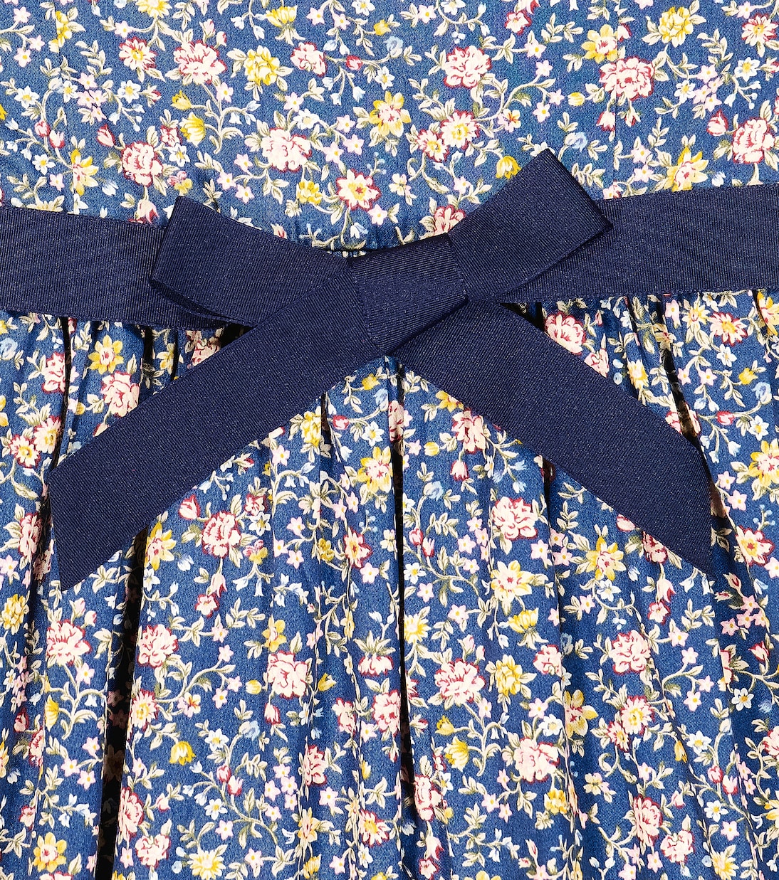 Bow-embellished floral cotton dress | Polo Ralph Lauren Kids