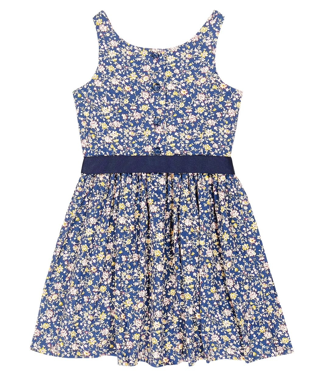Bow-embellished floral cotton dress | Polo Ralph Lauren Kids