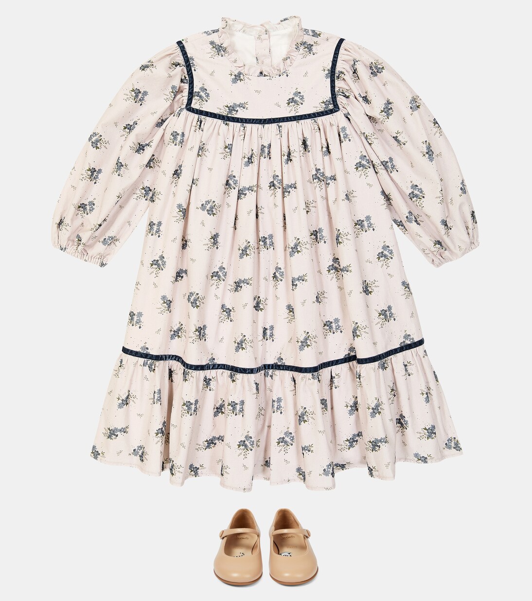 Ayame floral cotton dress | C'era Una Volta