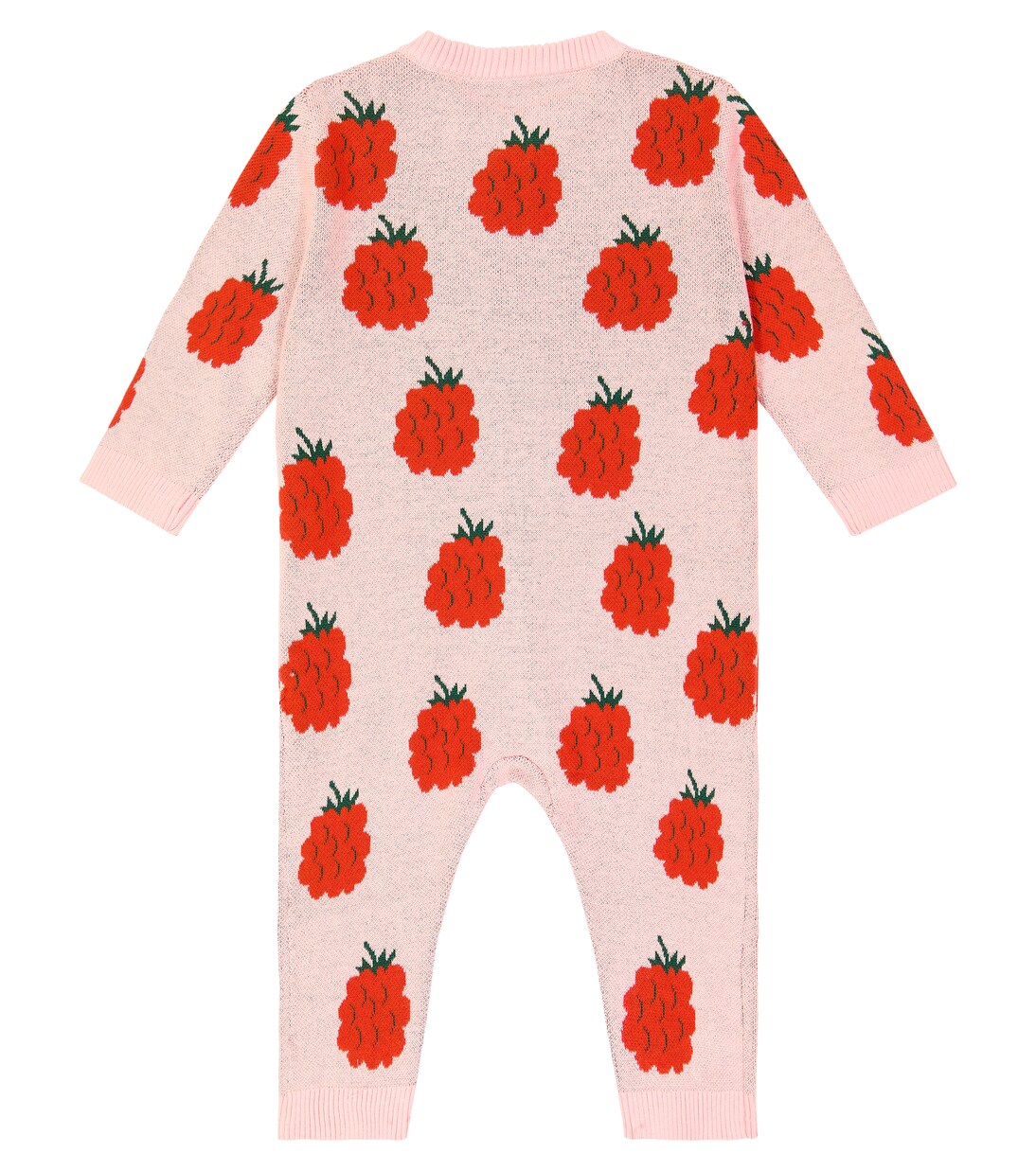 Baby Raspberries cotton and wool playsuit | Tinycottons
