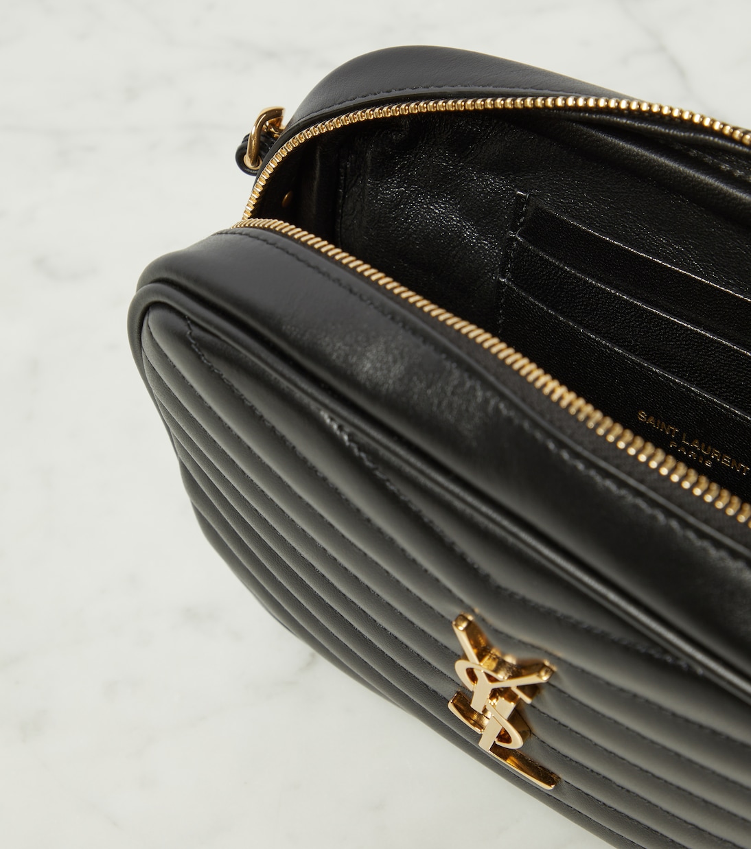Lou Mini leather crossbody bag | Saint Laurent