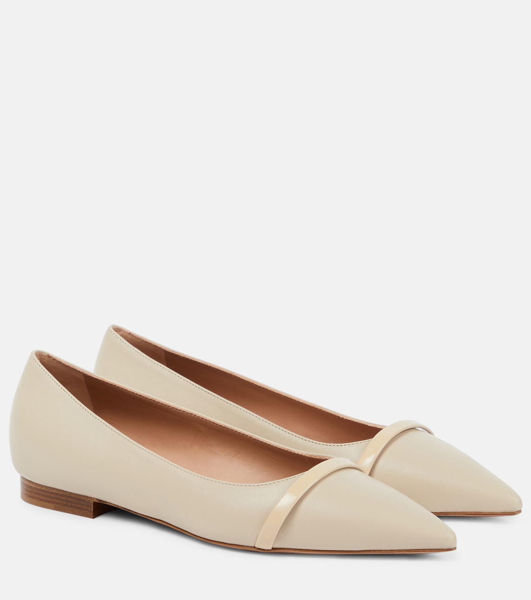 Jhene leather ballet flats | Malone Souliers