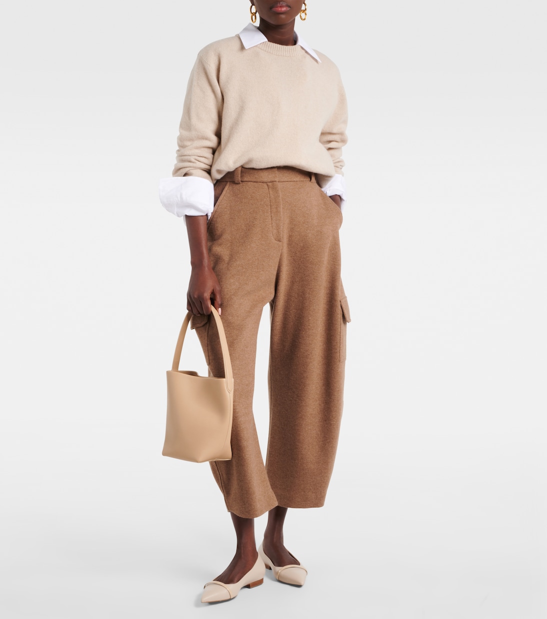 Jhene leather ballet flats | Malone Souliers