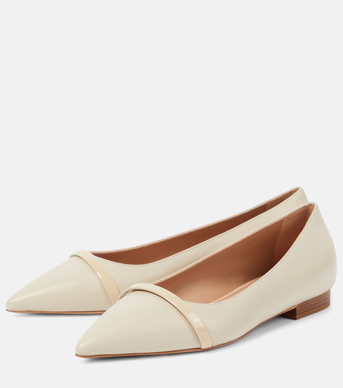 Jhene leather ballet flats | Malone Souliers