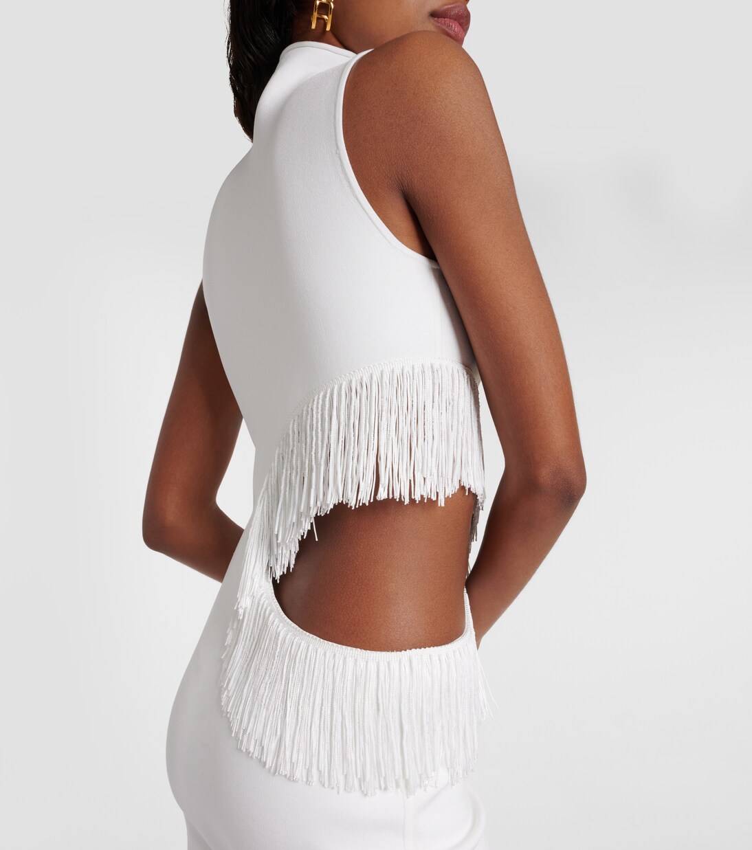 Robe longue Nova à perles | Galvan